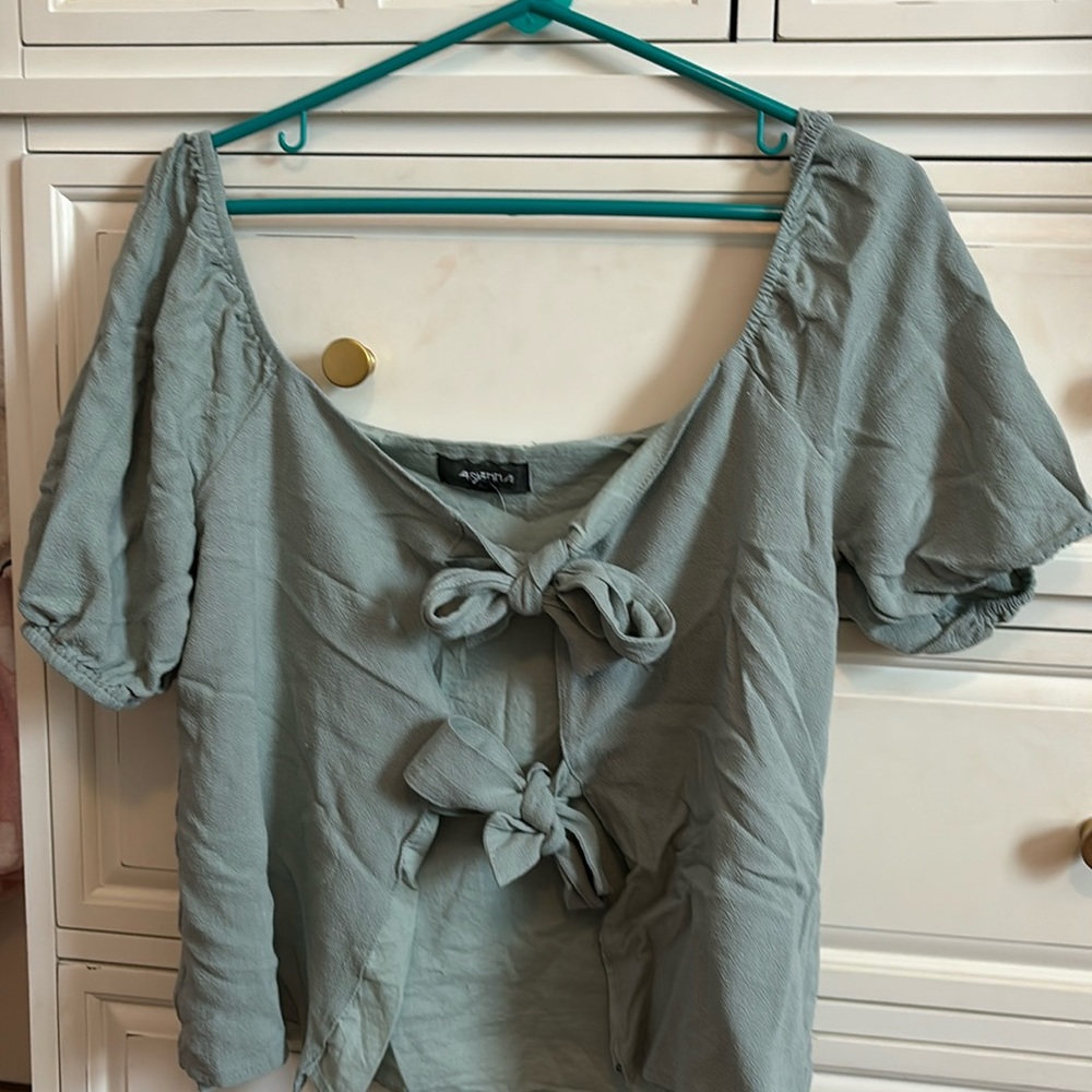 Green PacSun open shirt
